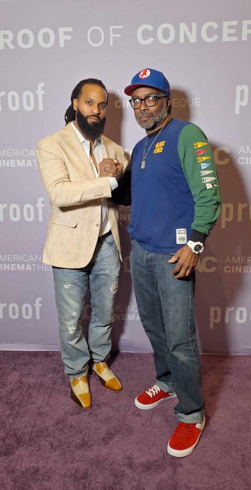 The Taking of Courtroom One Two Three — on the red carpet